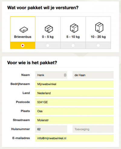 Hoe meld ik eenvoudig mijn zendingen bij DHL | Mijnwebwinkel.