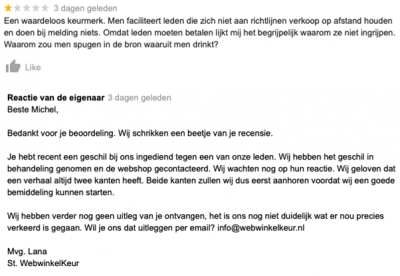 Negatieve recensie webwinkelkeur.png