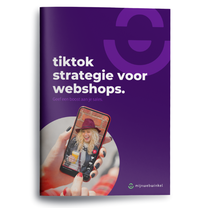 Mockup gids TikTok strategie voor webshops